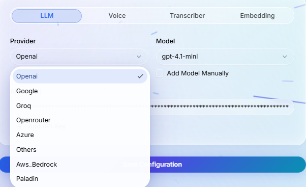 Select Models from DropDown